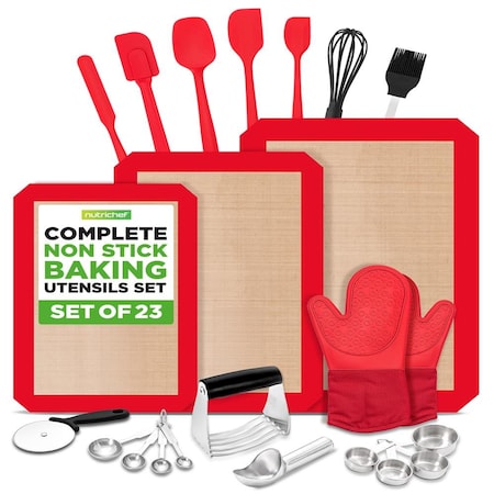 Nutrichef 23-Piece Essential Baking Utensils Set NCBTS11