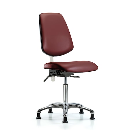 Blue Ridge Ergonomics Vinyl Clean Room Chair BR-NCR-VMBCH-MB-CR-T1-A0-NF-RG-8815