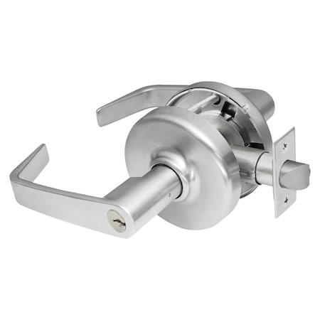 Corbin Russwin Grade 2 Standard-Duty Lever Lockset, Single Cylinder, Entrance Function, 59A1 Keyway, Die Cast Zinc CL3851 NZD 626 59A1