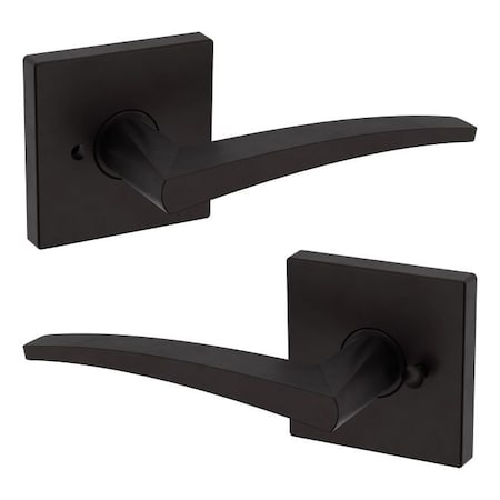 Baldwin Baldwin Preconfigured L022 Lever with R017 Rose Privacy Lock with 2-3/8in Backset and Full Lip L022102PRIV