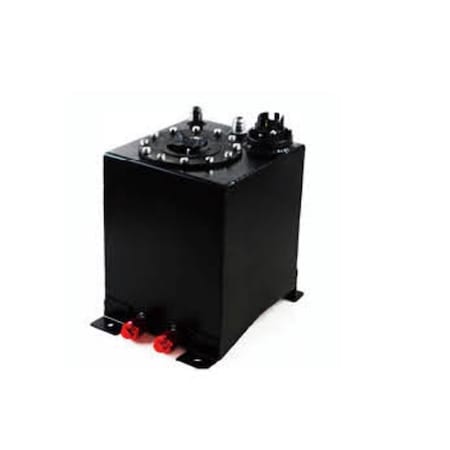Bous Performance 2.5 gal Aluminum Fuel Cells with Sender, Black F51001BK