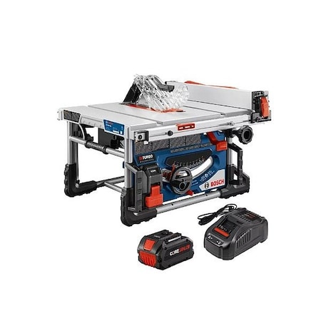 Bosch Table Saw Kit, 8.25 in Dia, 5500 RPM GTS18V-08N14