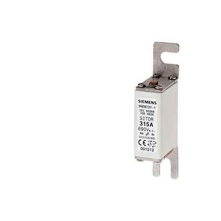 Siemens SITOR FUSE-LINK, 200A, AC 690V, FD 80MM 3NE8725-1