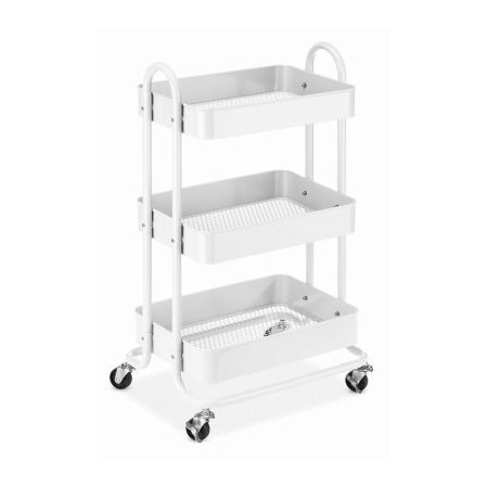 Whitmor 3T WHT MTL Util Cart 6055-11631-WHT