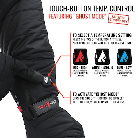 Actionheat 5V Battery Heated Premium Gloves, Men's, Black, M 675595808326