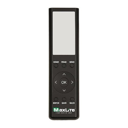 Maxlite Digital Wall Switch, Black RF-REMOTE