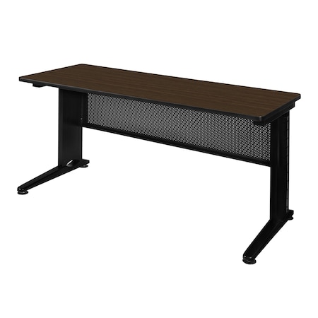 Regency Fusion Seminar Training Table, 60 in W, 24 in L, Neo Walnut MFTT6024NW