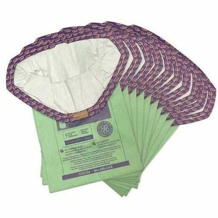 Proteam Intercept Micro Filter Bag, Open Collar, Fits ProTeam Backpack Vacuums, Triangular 6 qt. (10 pk.) 107314