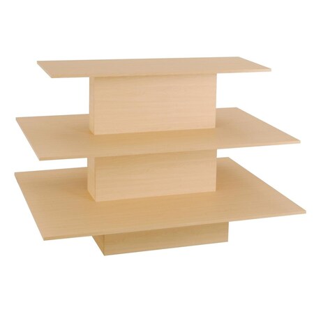 Amko R3T-M 60 in. 3 Tier Rectangular Merchandise Table R3T/M
