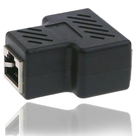 Sanoxy RJ45 Splitter Adapter 1 to 2 Ways Dual Female Port CAT5/6/7 LAN Ethernet Cable Adapter SNX-CABLE119