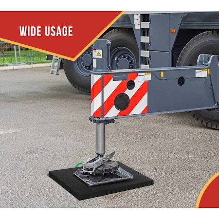 Mytee Products Outrigger Pad Size 30in x 30in x 2in 47 Ton Crushing Capacity ORP-303020