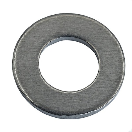Zoro Select Flat Washer, For Screw Size M8 , Titanium Plain Finish 0074570