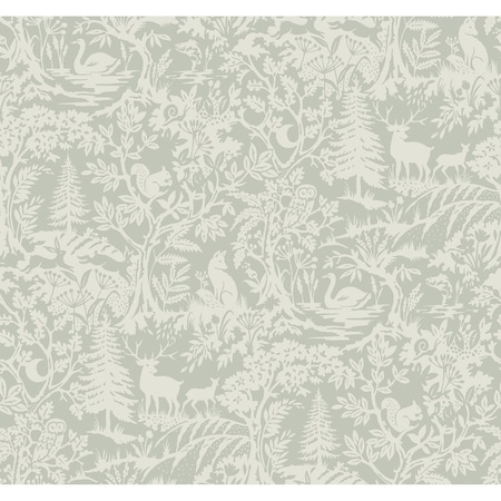 Chesapeake Alrick Sage Forest Venture Wallpaper 3125-72323