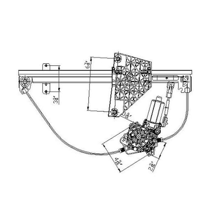 Tyc Power Window Motor And Regulator Assembly 660229