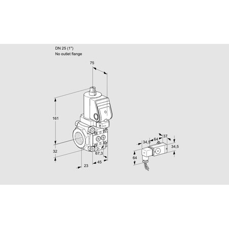 Honeywell Kromschroder VAS1T25/-N/NQSR KS88011126