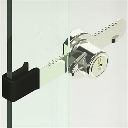 Tinkertools 0.25 in. Disc Tumbler Ratchet Lock with Mat 100 - Nickel TI3518139