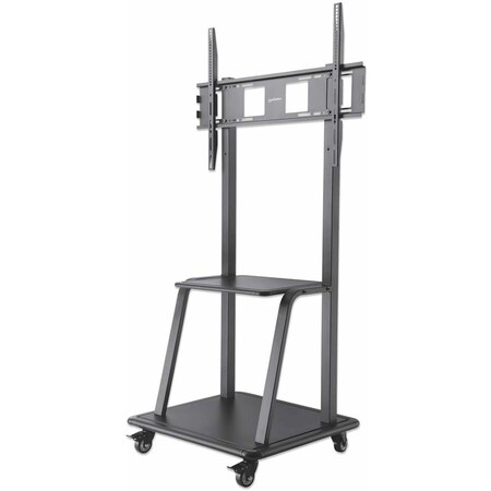 Manhattan ULTRA HEAVY-DUTY HEIGHT-ADJUSTABLE TV CART 461665