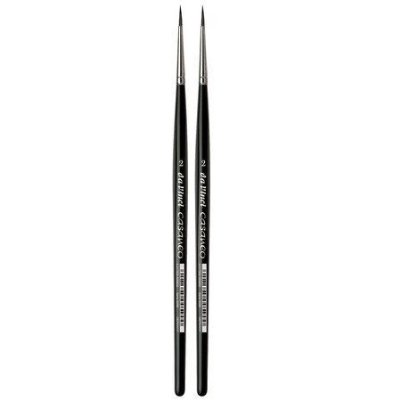 Da Vinci CASANEO Brush, Extra Soft Synthetic, Watercolor & Acrylic, Round, Series 5598, Size 2, 2PK VA-5598_2