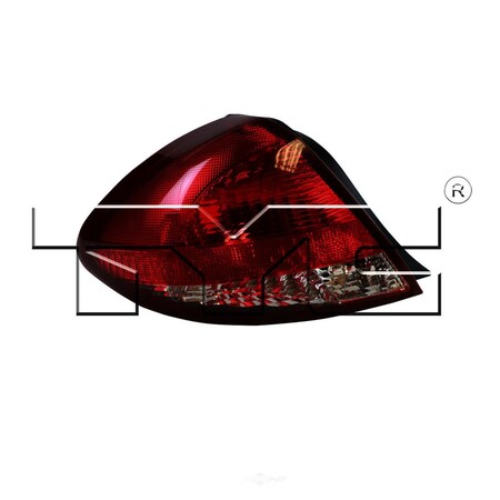 Tyc Capa Certified Tail Light Assembly 11-6034-01-9