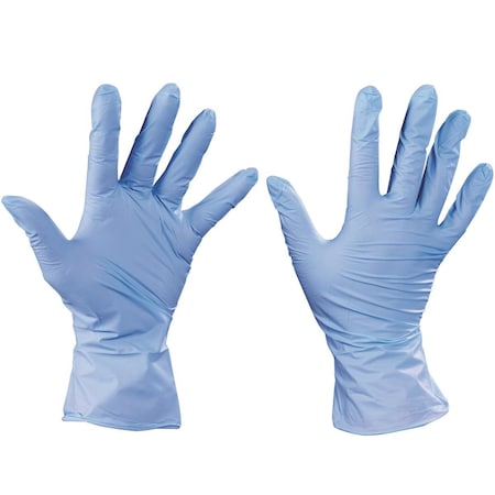 Box Partners Disposable Gloves, Nitrile, M, 100 PK, Blue GLV2009M