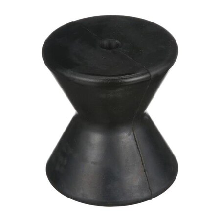 Alegria 112091 4 in. Boat Trailer Rubber Bow Roller, Black AL2606009