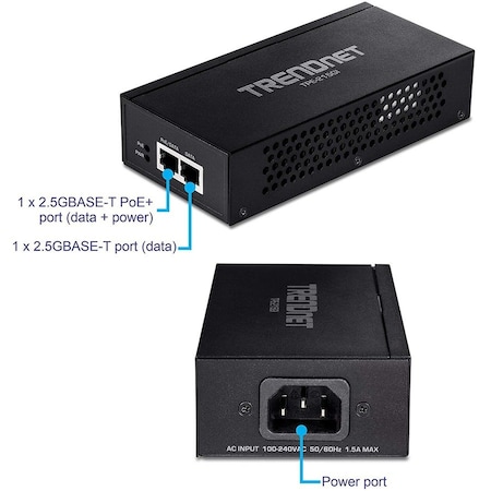 Trendnet 2.5G POE+ INJECTOR TPE-215GI