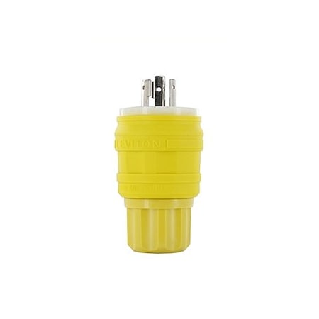 Leviton Industrial Grade Wetguard Plug 30 Amp, 250 Volt 28W48