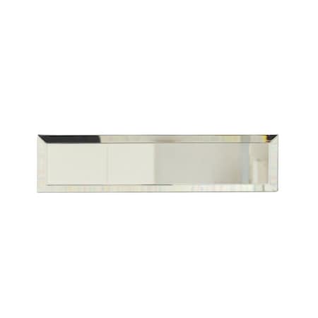 Apollo Tile Glister 3 in. x 12 in. Polished Clear Silver Glass Subway Wall Tile 5 sq. ft./case, 20PK APLMR88CLR312