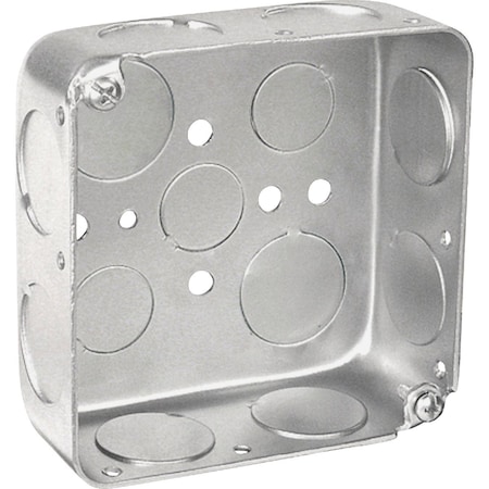 Southwire Screw-On 4'' x 4'' Drawn Steel Square Box 52151-3/4DR-UPC
