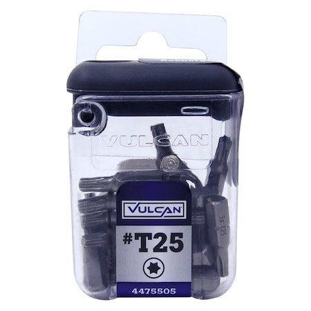 Vulcan Screwdriver Bit, Hex Shank, S2 Chrome Molybdenum Steel 307611OR