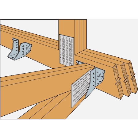 Simpson Strong-Tie 2X6 Galvanized Double Shear Face Mount Joist Hanger HGUS26-2