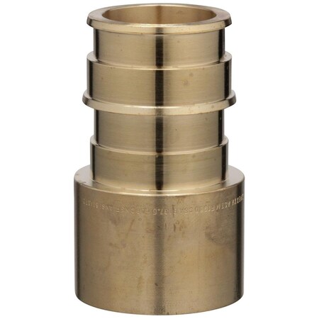Zurn Strt, Brass, Barbed 61/64", Cup 1 1/4" QE812GX