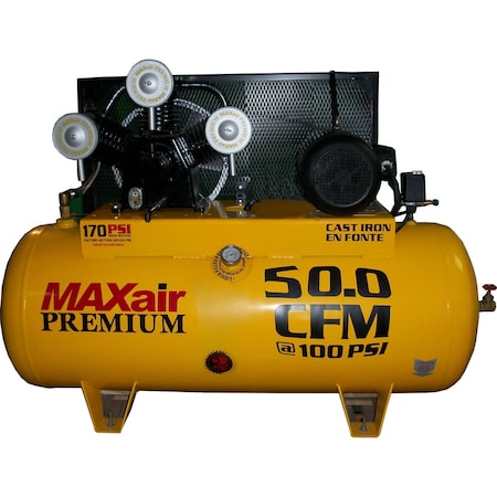 Maxair 120 Gallon 50 CFM Premium Air Compressor C105120H1-CS575-MAP