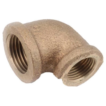Gizmo 738105-1612 1 x .75 in. 90 degrees Red Brass Elbow GI878707