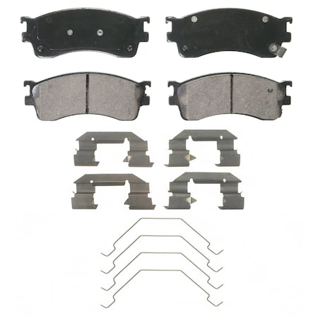 Wagner Brake QuickStop Front Disc Brake Pad Set Ceramic,  ZD893