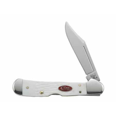 Case White Jigged Synthetic Mini Copperlock 60185