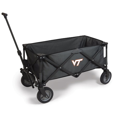 Picnic Time Family Of Brands NCAA Virginia Tech Hokies Adventure Wagon Folding Wagon - Wagon Cart 739-00-679-604-0