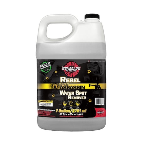 Renegade Products Usa Renegade Spot Assassin Water Spot Remover 1 Gallon LFGRPMRWSR1GAL
