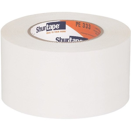 Shurtape Film Tape, White, 60 yd L, 2-7/8 in W 152424