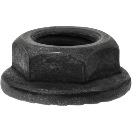 Auveco Spin Lock Nut withSerrations 7/16-24 Thread 15/16in Diameter - Black Phosphate, 50PK 24180
