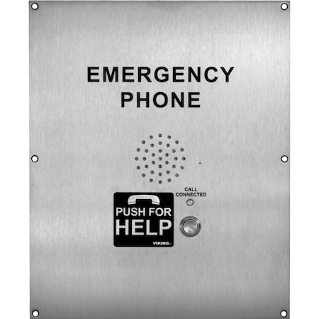 Viking Electronics 14 Ga stainless steel panel E-1600-02A