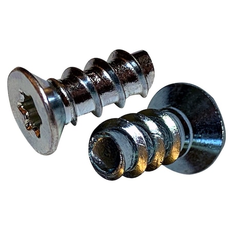 Newport Fasteners M4-1.75 x 16 mm, Zinc Plated Steel Flat Head Torx Drive, 1400 PK 806246-1400