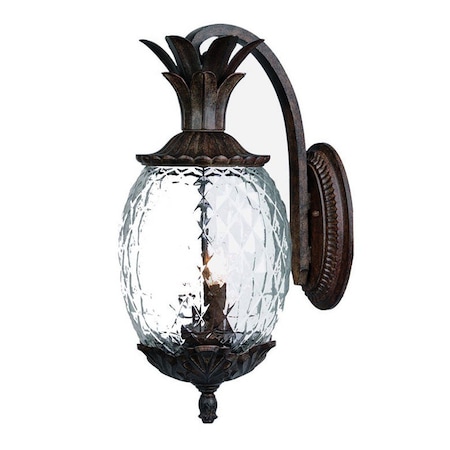Homeroots Antique Bronze Hanging Pineapple Wall Light 398403