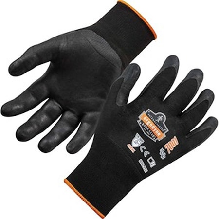 Proflex Black Small Nitrile-Coated Gloves, 12PK EGO17952