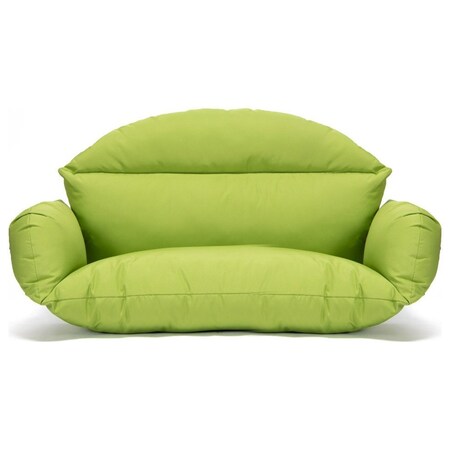 Leisuremod Hanging 2 Person Egg Swing Cushion, Light Green ES57C-LG