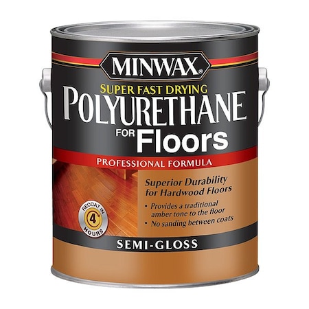 Minwax Finish, 1 gal, Semi-Gloss, Clear 13021000