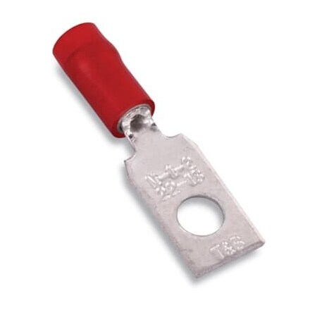 Abb INSNYL RECT RING TERM 16-14 No8 RED, 1000PK RA480