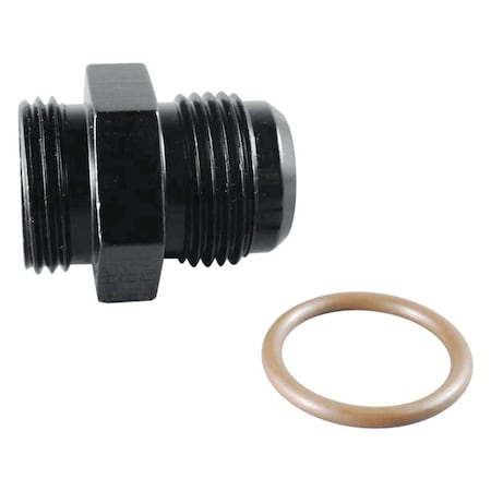 Light House Beauty 495120-BL -16 to -12 AN x 1.06-12 in. Radius O-Ring Fitting - Black LI3079812