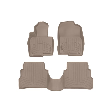 Weathertech Tan, Front and Rear FloorLiner HP 4511871IM-454192IM