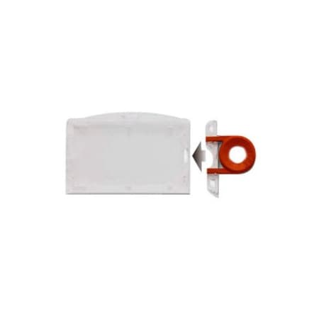 Brady Locking Card Holder with key - Polycarbonate 1840-6610